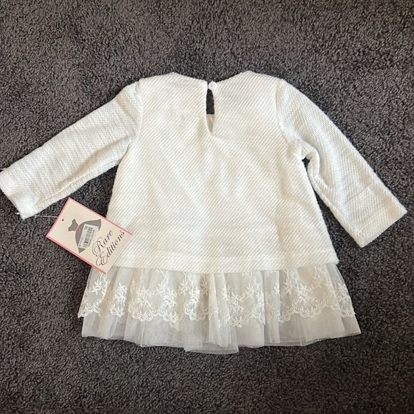Toddler White Flower Lace Top - Picture 7 of 7